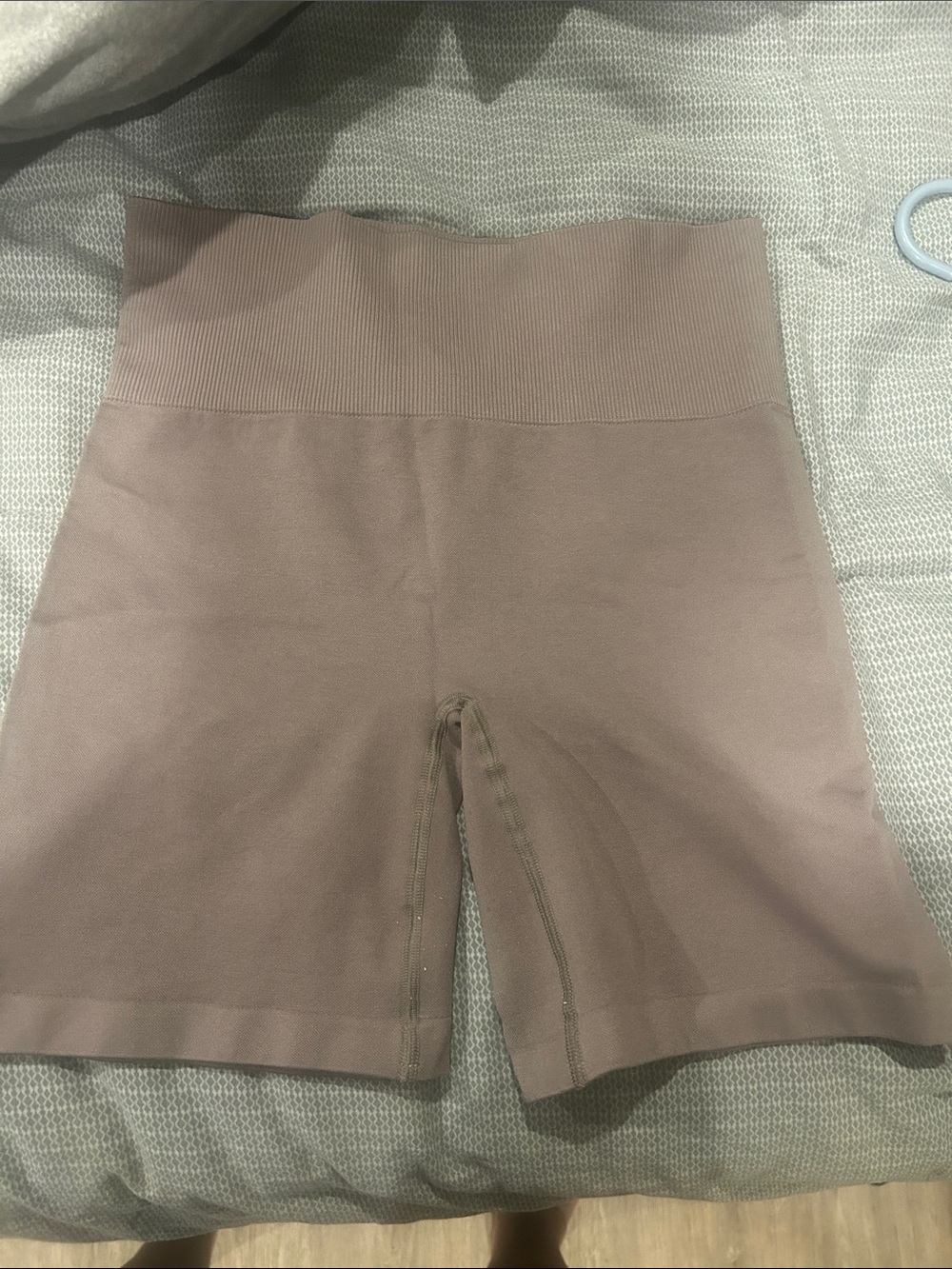 TNA Seamless High-Rise Bike Shorts in Mauve